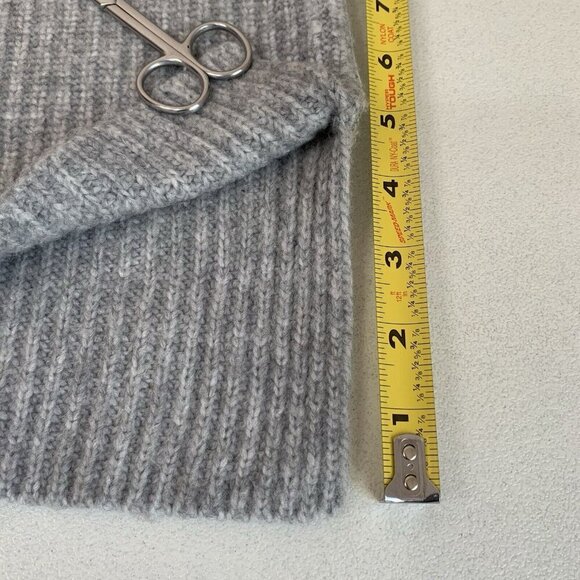 Michael Michael Kors Colorblock Sweater Womens Large Mock Neck Wide Drop Sleeves - Picture 8 of 11